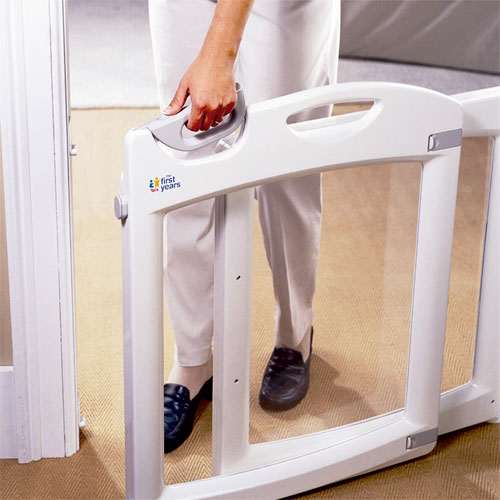 Toys4toddlers The First Years All Clear Plastic Swing Gate